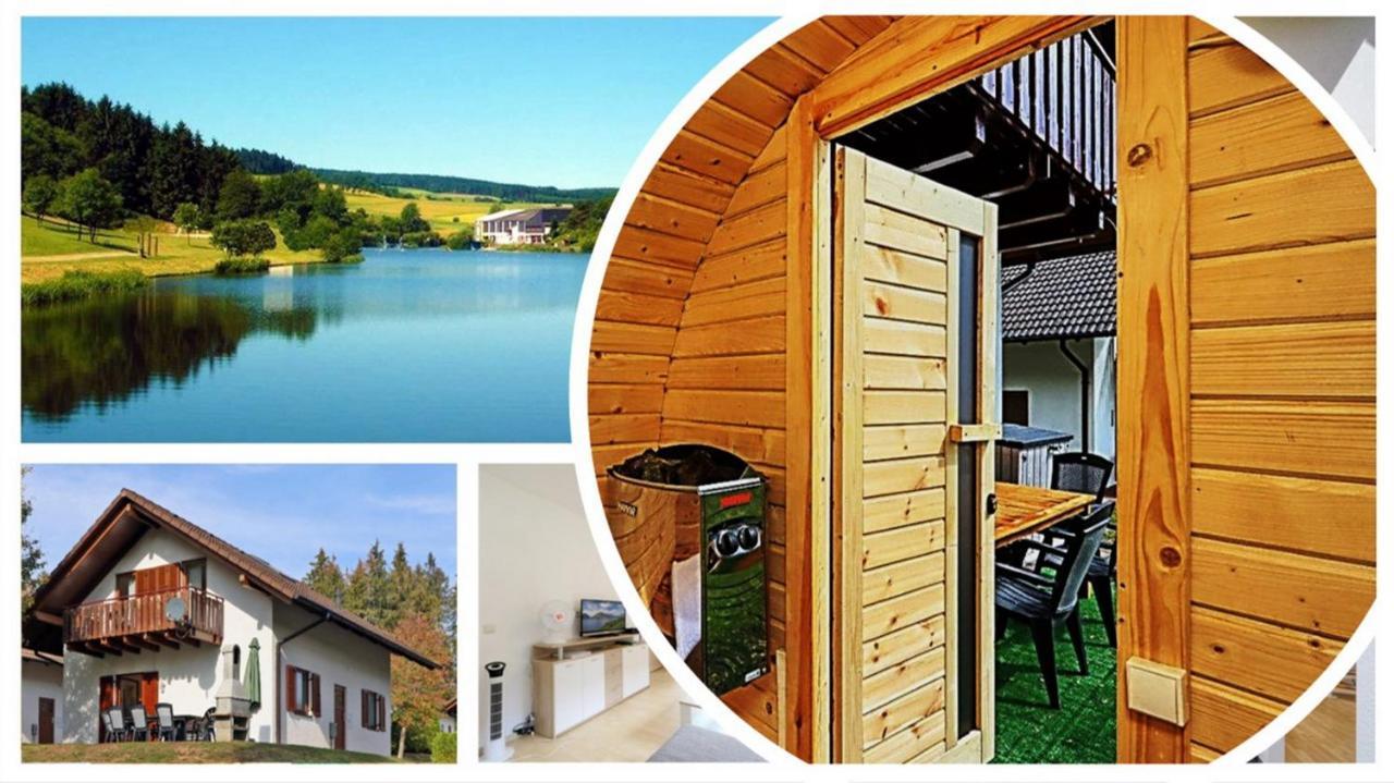 Seepark Kirchheim Ferienhaus Bei Vera Mit Sauna Buitenkant foto